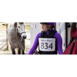 2022 Woof Wear Event Number Bib WS0025 - Black -Equestrian Clothing Sales 4645 0003615 Event20Bib.700x700