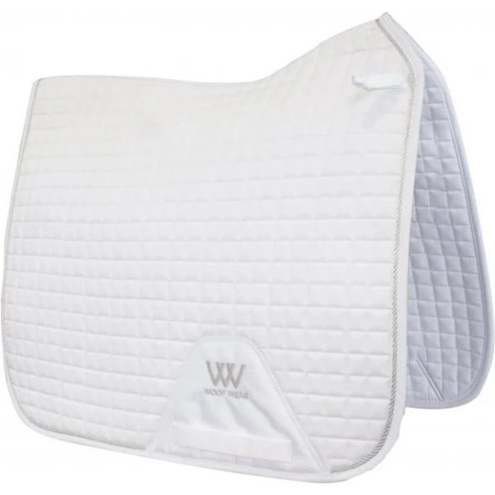 2022 Woof Wear Dressage Saddle Cloth & Womens Short Sleeve Performance Riding Shirt Bundle WA0006,WS0002 - White Colour White 5 2022 Woof Wear Dressage Saddle Cloth & Womens Short Sleeve Performance Riding Shirt Bundle WA0006,WS0002 - White Colour White - Image 3