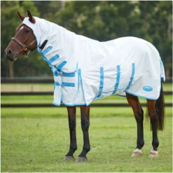 2022 Weatherbeeta Sweet Itch Shield Combo Neck Fly Rug With FREE Fly Mask Bundle WFRFM4 - Blue / White -Equestrian Clothing Sales 4662 2500 202220Weatherbeeta20Sweet20Itch20Shield20Combo20Neck20100620920 20White20Blue2010062092044.2000x20001.700x700