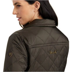 2022 Ariat Womens Belmont Shirt Jacket 10041223 - Earth -Equestrian Clothing Sales 4715 F22 WMS ENGL 10041223 detail02.700x700
