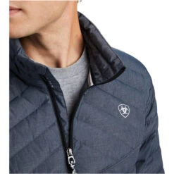 2022 Ariat Mens Ideal Down Jacket 10041243 - Charcoal Heather -Equestrian Clothing Sales 4719 F22 MNS ENGL 10041243 detail01.700x700