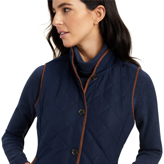 2023 Ariat Womens Woodside 2.0 Vest 10041244 - Navy 5 2023 Ariat Womens Woodside 2.0 Vest 10041244 - Navy - Image 3