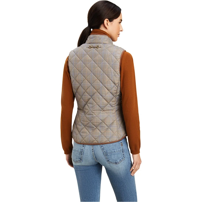 2022 Ariat Womens Woodside 2.0 Vest 10041245 - Glen Plaid Colour Glen Plaid 4 2022 Ariat Womens Woodside 2.0 Vest 10041245 - Glen Plaid Colour Glen Plaid - Image 2