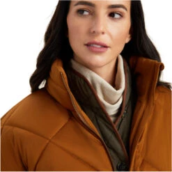 2022 Ariat Womens Adena Insulated Jacket 10041259 - Chestnut -Equestrian Clothing Sales 4727 F22 WMS ENGL 10041259 detail02.700x700