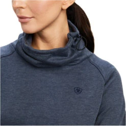 2022 Ariat Womens Canny Long Sleeve Top 10041358 - Navy Eclipse -Equestrian Clothing Sales 4747 F22 WMS ENGL 10041358 detail01.700x700
