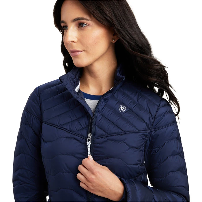 2022 Ariat Womens Ideal Down Jacket 10041381 - Navy Eclipse 5 2022 Ariat Womens Ideal Down Jacket 10041381 - Navy Eclipse - Image 3