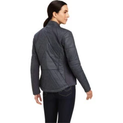 2022 Ariat Womens Lumina Insulated Jacket 10041384 - Ebony -Equestrian Clothing Sales 4757 F22 WMS ENGL 10041384 back.700x700