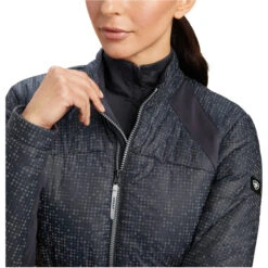 2022 Ariat Womens Lumina Insulated Jacket 10041384 - Ebony -Equestrian Clothing Sales 4757 F22 WMS ENGL 10041384 detail02.700x700