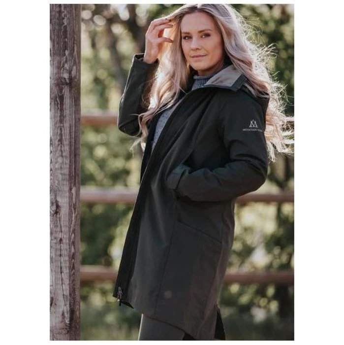 2022 Mountain Horse Womens Stella Softshell Parka 33250 - Green Colour Green 5 2022 Mountain Horse Womens Stella Softshell Parka 33250 - Green Colour Green - Image 3