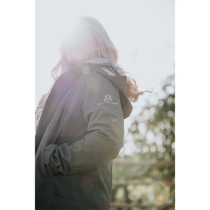 2022 Mountain Horse Womens Stella Softshell Parka 33250 - Green Colour Green 4 2022 Mountain Horse Womens Stella Softshell Parka 33250 - Green Colour Green - Image 2