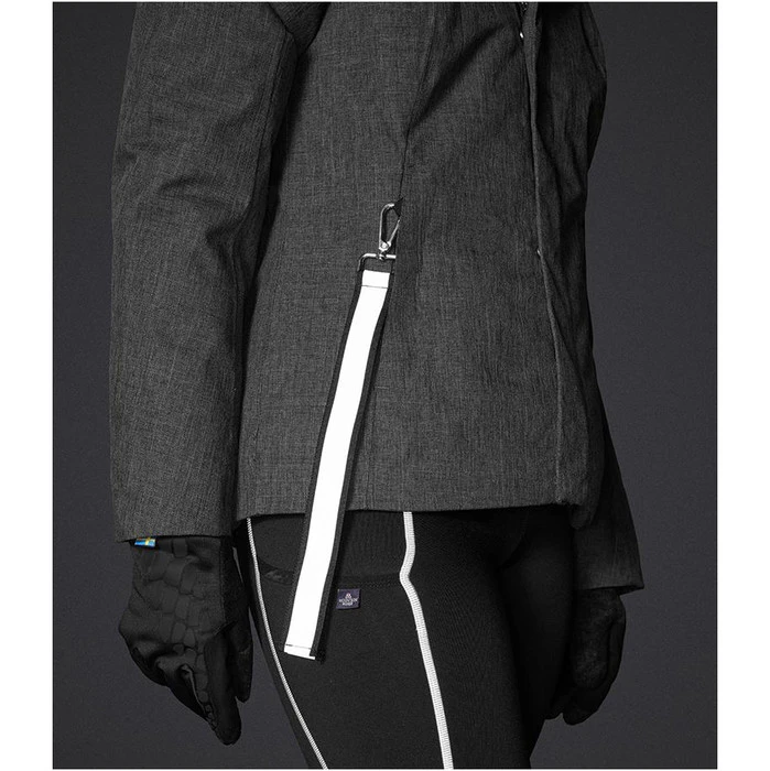 2022 Mountain Horse Womens Alicia Jacket 3361014204 - Grey Melange 4 2022 Mountain Horse Womens Alicia Jacket 3361014204 - Grey Melange - Image 2