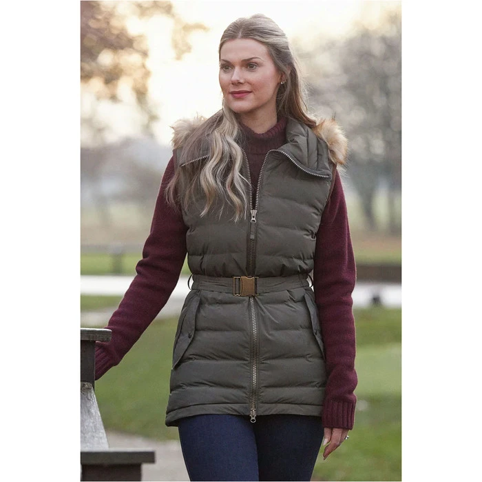 2022 Alan Paine Womens Calsall Waistcoat CALLWCT - Olive 4 2022 Alan Paine Womens Calsall Waistcoat CALLWCT - Olive - Image 2