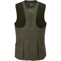 2022 Alan Paine Mens Rutland Tweed Shooting Waistcoat RUTGSHW - Seaweed -Equestrian Clothing Sales 4889 202220Alan20Paine20Mens20Rutland20Tweed20Shooting20Waistcoat20RUTGSHW2020 20Seaweed20Stand20Front.700x700