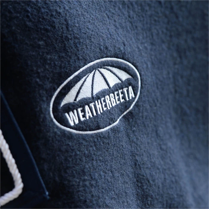 2022 Weatherbeeta Wool Show Sheet With Chest Panel Standard Neck Fleece Rug 10115800 - Navy / White 5 2022 Weatherbeeta Wool Show Sheet With Chest Panel Standard Neck Fleece Rug 10115800 - Navy / White - Image 3