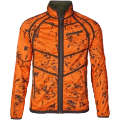 Seeland Mens Vantage Reversible Fleece 130211369 - Pine Green / InVis Orange -Equestrian Clothing Sales 494081.700x700