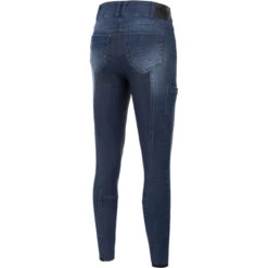 2022 Pikeur Womens Lisha Jeans Full Grip Breeches 144116 477 380 - Denim Blue -Equestrian Clothing Sales 5090 pik 144116 477 380 b.700x700