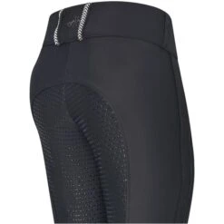 2022 HV Polo Womens Isabell Fullgrip Riding Tights 201093455 - Black Colour Black -Equestrian Clothing Sales 5327 202220HV20Polo20Womens20Isabell20Fullgrip20Riding20Tights2020109345520 20Black20Close20Up.700x700