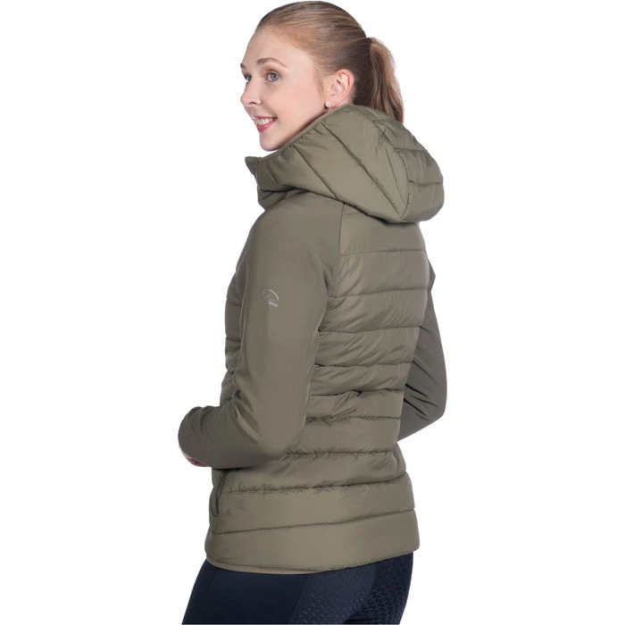 2022 HKM Womens Hybrid Jacket 13589 - Olive Green 4 2022 HKM Womens Hybrid Jacket 13589 - Olive Green - Image 2