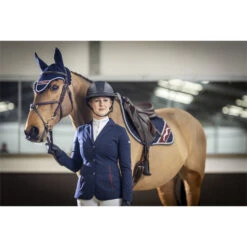 2022 Charles Owen SP8 Plus Leather Look Sparkly Helmet SP8PLUS2022 - Navy Colour Navy -Equestrian Clothing Sales 5466 Copy20of20G0A0076 HR.700x700