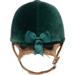 2023 Charles Owen Unisex Fian Helmet FLFN - Green Colour Green -Equestrian Clothing Sales 5749 Bottle20Green20Fian20Back.700x700