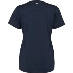 2023 Mountain Horse Womens Active Stripe T-Shirt 4537040 - Navy Colour Navy -Equestrian Clothing Sales 5758 202320Mountain20Horse20Womens20Active20Stripe20T Shirt20453704020 20Navy Back.700x700