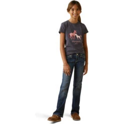 2023 Ariat Junior Cuteness T-Shirt 10043741 - Periscope -Equestrian Clothing Sales 5848 202320Ariat20Junior20Cuteness20T Shirt201004374120 20Periscope20Front.700x700