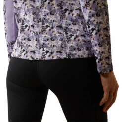 2023 Ariat Womens Sunstopper 2.0 1/4 Zip Baselayer 10030429 - Grey Camo Floral Colour Grey Camo Floral -Equestrian Clothing Sales 5867 10043595 04.700x700