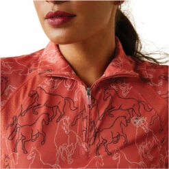 2023 Ariat Womens Sunstopper 2.0 1/4 Zip Baselayer 10030429 - Burnt Sienna Print Colour Burnt Sienna Mirror Print 7 2023 Ariat Womens Sunstopper 2.0 1/4 Zip Baselayer 10030429 - Burnt Sienna Print Colour Burnt Sienna Mirror Print -Equestrian Clothing Sales 5868 202320Ariat20Womens20Sunstopper202.0201420Zip20Baselayer201003042920 20Burnt20Sienna20Print2020Close20Up.700x700