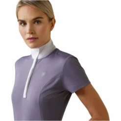2023 Ariat Womens Aptos Show Shirt 10043499 - Dusky Granite -Equestrian Clothing Sales 5869 202320Ariat20Womens20Aptos20Show20Shirt201004349920 20Dusky20Granite20Close20Up.700x700