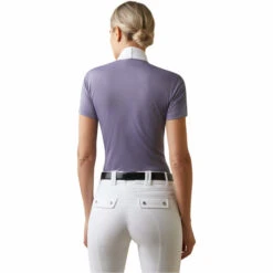 2023 Ariat Womens Aptos Show Shirt 10043499 - Dusky Granite -Equestrian Clothing Sales 5869 202320Ariat20Womens20Aptos20Show20Shirt201004349920 20Dusky20Granite20back.700x700