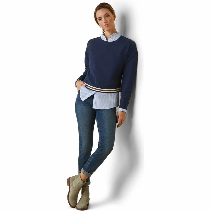 2023 Ariat Womens Pacifica Sweatshirt 10043895 - Navy 4 2023 Ariat Womens Pacifica Sweatshirt 10043895 - Navy - Image 2