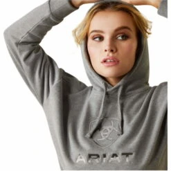 2023 Ariat Womens Just Hoodie 10043443 - Heather Grey -Equestrian Clothing Sales 5888 202320Ariat20Womens20Just20Hoodie201004344320 20Heather20Grey20hood.700x700