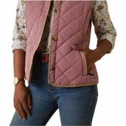 2023 Ariat Womens Woodside 2.0 Vest 10043456 - Nostalgia Rose Colour Nostalgia Rose -Equestrian Clothing Sales 5889 10043456 01.700x700