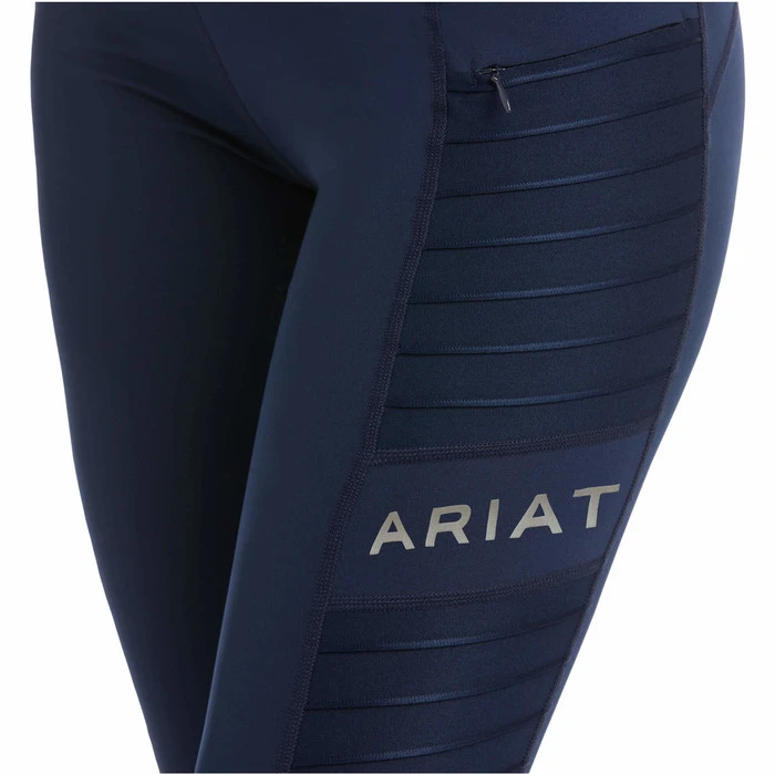 2023 Ariat Womens Moto Full Seat Tights 10035227 - Navy 6 2023 Ariat Womens Moto Full Seat Tights 10035227 - Navy - Image 4