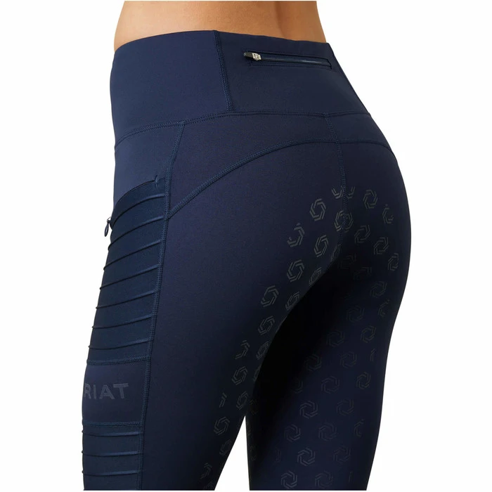 2023 Ariat Womens Moto Full Seat Tights 10035227 - Navy 5 2023 Ariat Womens Moto Full Seat Tights 10035227 - Navy - Image 3