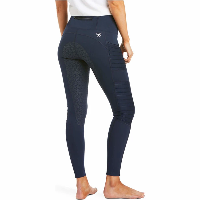 2023 Ariat Womens Moto Full Seat Tights 10035227 - Navy 4 2023 Ariat Womens Moto Full Seat Tights 10035227 - Navy - Image 2