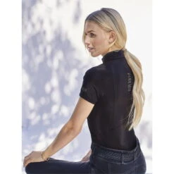 2023 Pikeur Brinja Polo Top 320100 2041 - Black -Equestrian Clothing Sales 5903 pik 0123 kam 320100 204 2901.700x700