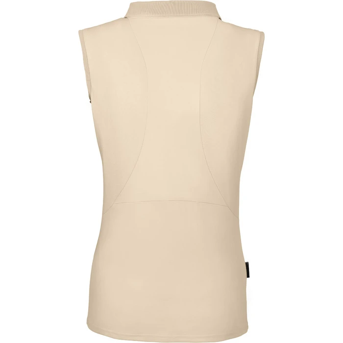 2023 Pikeur Womens Jarla Sleeveless Polo Shirt 322600 204 - Vanilla Cream Colour Vanilla Cream 4 2023 Pikeur Womens Jarla Sleeveless Polo Shirt 322600 204 - Vanilla Cream Colour Vanilla Cream - Image 2