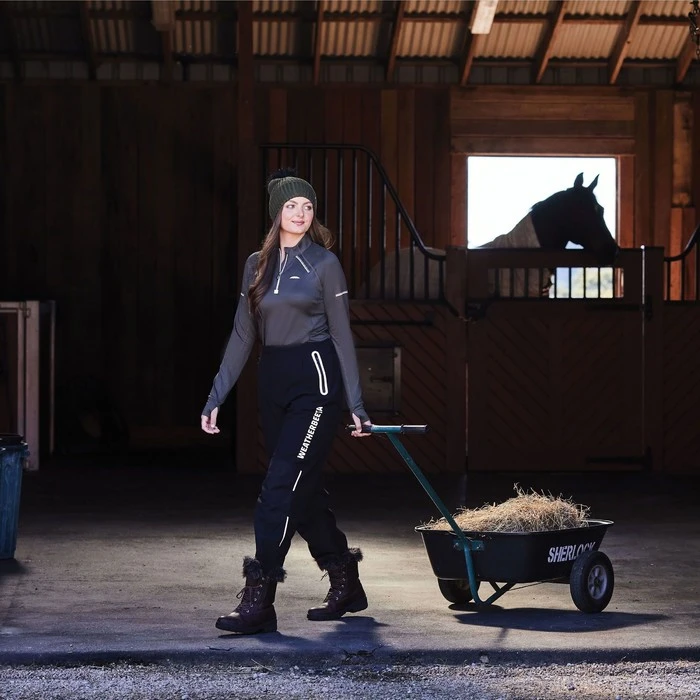 2023 Weatherbeeta Womens Rayne Waterproof Overtrousers 101157600 - Black 5 2023 Weatherbeeta Womens Rayne Waterproof Overtrousers 101157600 - Black - Image 3