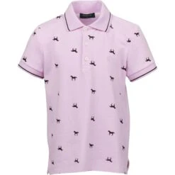 2023 Dublin Junior Elyse Short Sleeve Polo Shirt 10184330 - Orchid Pink Colour Orchid Pink