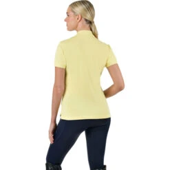 2023 Dublin Womens Lily Cap Sleeve Polo Shirt 1000385183 - Butter Colour Butter -Equestrian Clothing Sales 6002 202320Dublin20Womens20Lily20Cap20Sleeve20Polo20Shirt20100038518320 20Butter20back.700x700