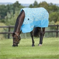 2023 Weatherbeeta Comfitec Essential Standard Neck Lite Turnout With FREE Headcollar - Seahorse Print -Equestrian Clothing Sales 6015 9a38af3a950daf487a868ea4951d7fe6.700x700 1