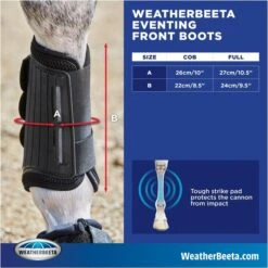 2023 Weatherbeeta Eventing Front Boots 8076 - Black -Equestrian Clothing Sales 6030 202320Weatherbeeta20Eventing20Front20Boots20807620 20Black20size.700x700
