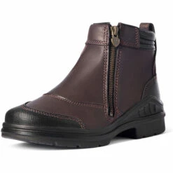 2023 Ariat Womens Barnyard Side Zip Boot 10003562 - Brown -Equestrian Clothing Sales 6065 10003562 3 4 front.700x700