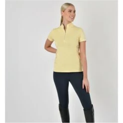 2023 Dublin Womens Kylee Short Sleeve Shirt II 10055250 - Butter Colour Butter -Equestrian Clothing Sales 6112 33a98fb2a0d12e93a7490afa8ee55730.700x700