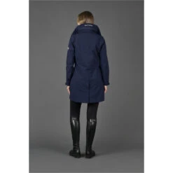 2023 Weatherbeeta Womens Everly Jacket With FREE Stocking Socks 1019059010093730 - Ink Navy / Blossom -Equestrian Clothing Sales 6126 6031 1019059000 INK WB Everly Jacket OM Back Image Null Hero.2000x2000.700x700