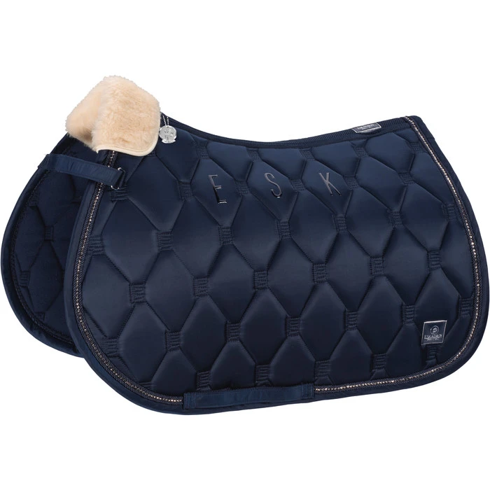 2023 Eskadron Glossy Crystal Saddle Cloth 218131 445 - Navy Colour Navy 4 2023 Eskadron Glossy Crystal Saddle Cloth 218131 445 - Navy Colour Navy - Image 2