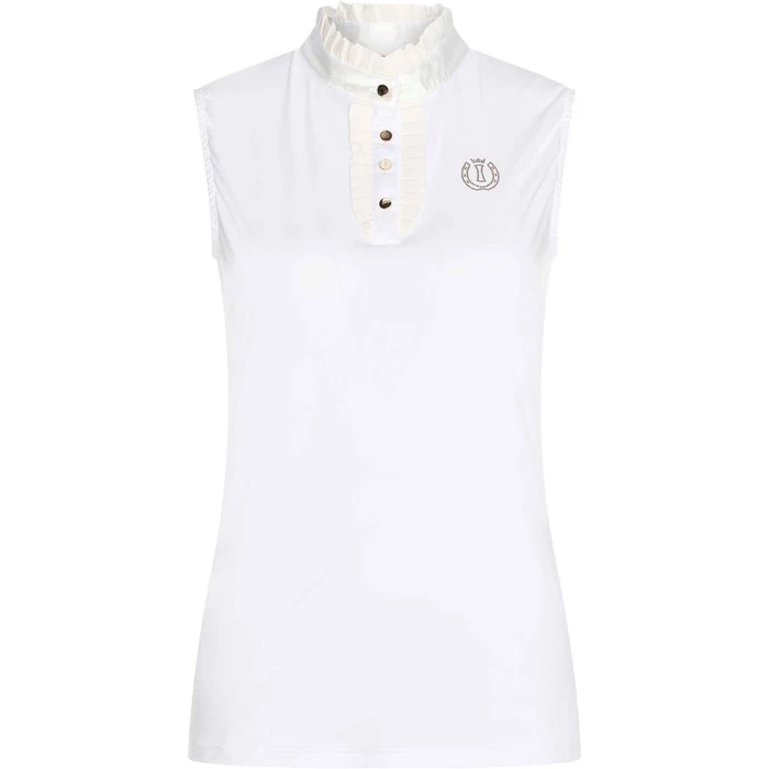 2023 Imperial Riding Womens Air Mesh Brilliant Competition Blazer & Triumph Sleeveless Competition Top CBCT24 - Black / White 6 2023 Imperial Riding Womens Air Mesh Brilliant Competition Blazer & Triumph Sleeveless Competition Top CBCT24 - Black / White - Image 4