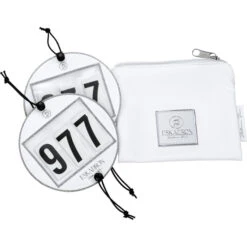 2023 Eskadron Highgloss Peacock Saddle Cloth & Round Bridle Number Holder Bundle PSNH23 - White -Equestrian Clothing Sales 6323 esk 382031 900 10 f.2000x2000.700x700