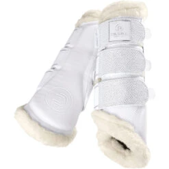 2023 Eskadron Glossy Crystal Saddle Cloth & Mesh Evo-Wool Tendon Boots Bundle 218131555131 - White -Equestrian Clothing Sales 6326 6292 esk 555131 663 10 f.2000x2000.700x700
